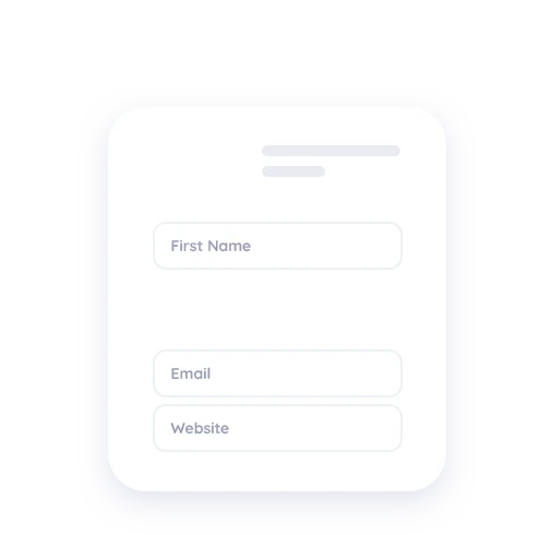 Our form builder features a simple interface for creating awesome looking forms!